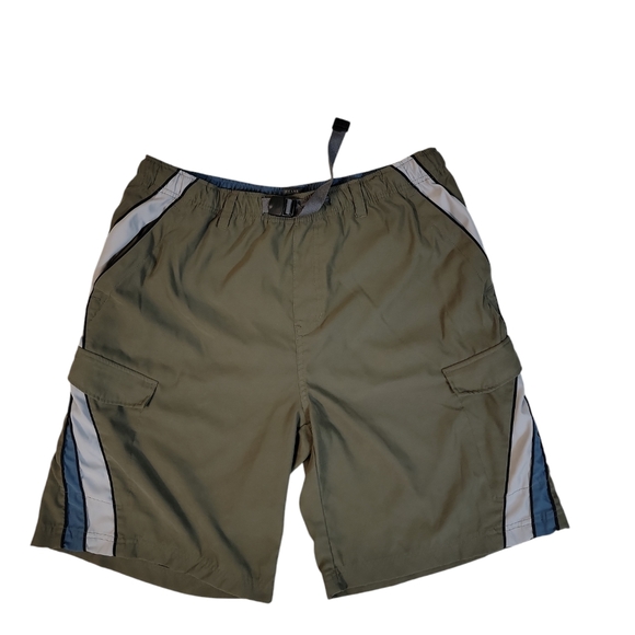 REI Havasu Large Cargo Shorts Sagebrush  Mesh Lining Athletic Hiking Mens‎ - Picture 1 of 10